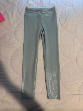 The Children's Place Shimmery Light Blue Girls' Leggings